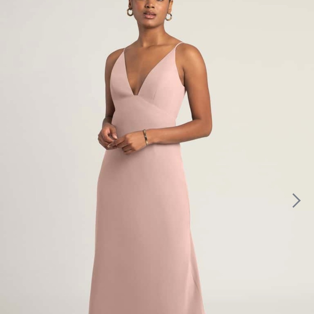 Jenny Yoo Blush Maxi Dress